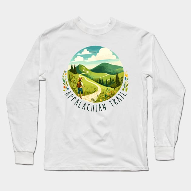 The Appalachian Trail - AT - From Georgia to Maine Long Sleeve T-Shirt by cloudhiker